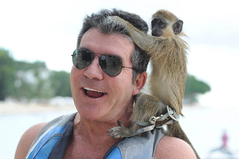 Simon Cowell Holiday Barbados